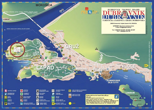 Dubrovnik City Map - 2.1 MB
